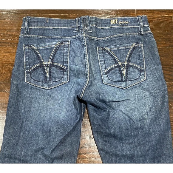 KUT FROM THE KLOTH Katy Boyfriend Blue Denim Jeans Women's Size 4 Low Rise Ankle - Picture 6 of 11
